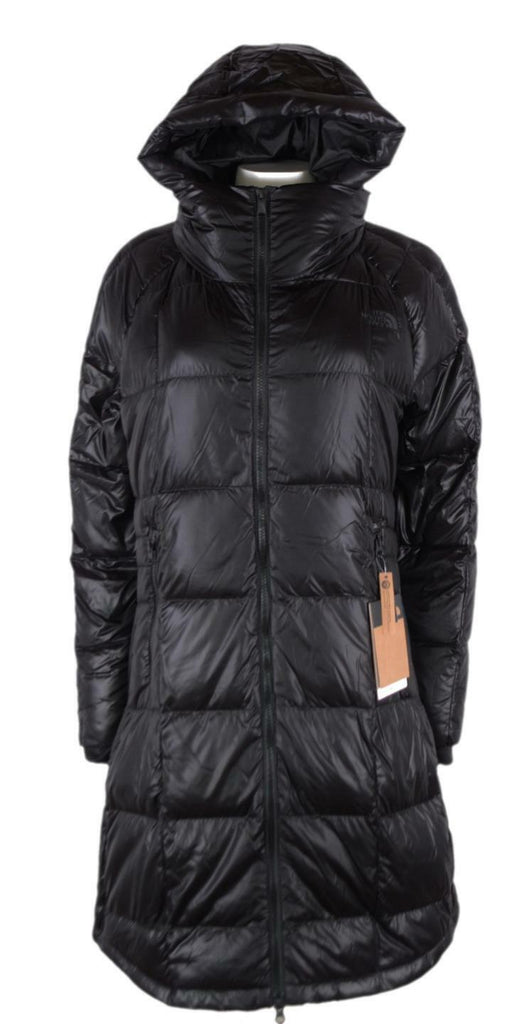 The North Face TNF Women's Black ACROPOLIS Goose Down Parka Puffer Coat M