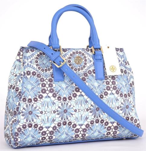 NEW TORY BURCH 11149694 ROBINSON BAHAMA PRINTED TRIANGLE CONVERTIBLE PURSE TOTE