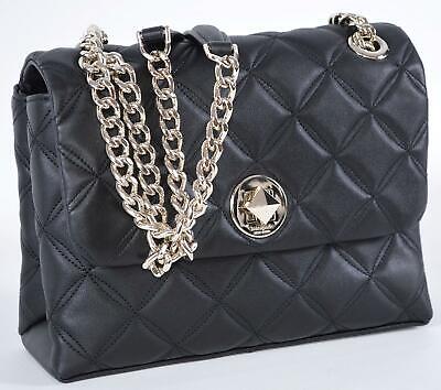 Kate Spade Black Quilted Leather Chain Bag Handbag Purse W/Shoulder Strap