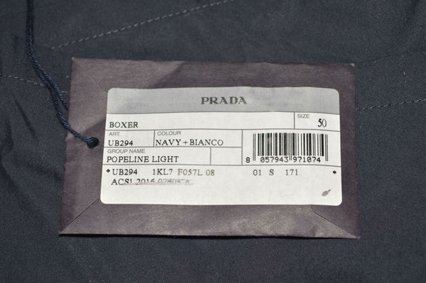 New Prada Men's UB294 Popeline Light Shorts 50 IT 40 US