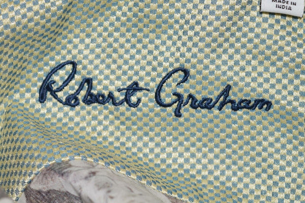 NEW Robert Graham $298 GOLDEN TUNNEL Floral Classic Fit Sports Dress Shirt M