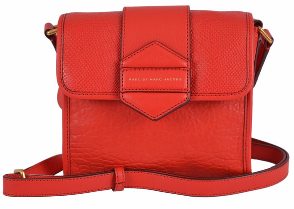 NEW Marc By Marc Jacobs M0004767 Flipping Out RED Leather Crossbody Purse Bag
