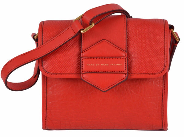 NEW Marc By Marc Jacobs M0004767 Flipping Out RED Leather Crossbody Purse Bag