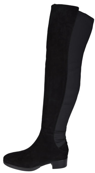 NEW Tory Burch Caitlin Suede Neoprene Stretch Over the Knee Boots Shoes SZ 5