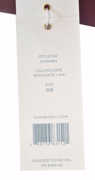 NEW Tory Burch $425 Agate Patent Leather Mini Britten Crossbody Purse Bag Clutch