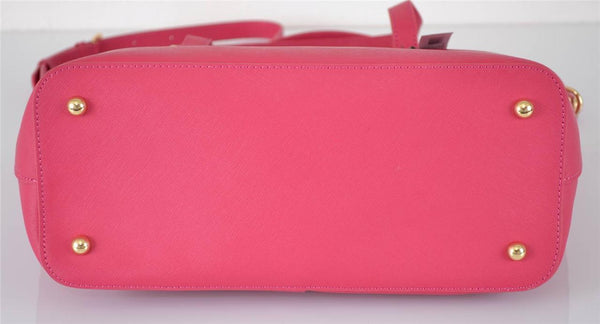 NEW DKNY DONNA KARAN $300 PINK SAFFIANO LEATHER CROSSBODY PURSE HANDBAG