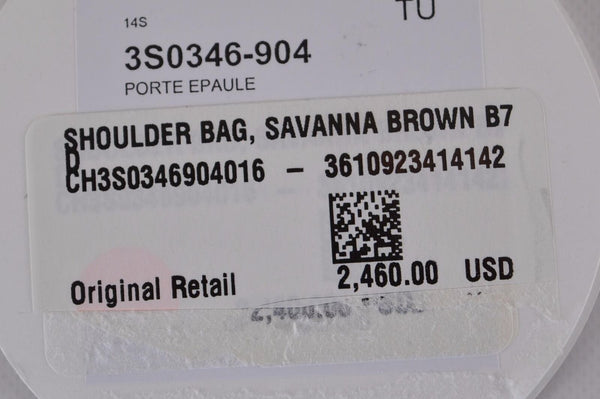 New CHLOÉ $2,460 Savanna Tan Colorblock Calf Leather Clare Purse Shoulder Bag