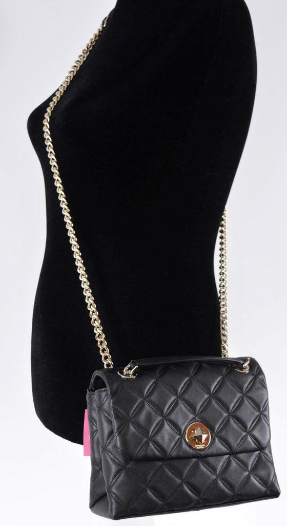 Kate Spade New York Natalia Medium Flap Cossbody/Shoulder Bag - Black:  Handbags