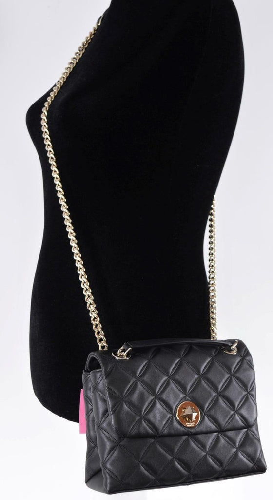 New Kate Spade $429 Black Quilted Leather NATALIA Flap Shoulder Bag Pu –  Annie's Unique Accessories