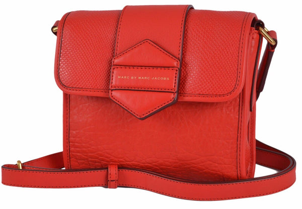 NEW Marc By Marc Jacobs M0004767 Flipping Out RED Leather Crossbody Purse Bag