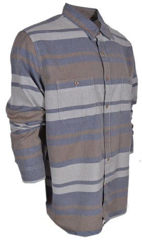 New J. Crew Men's Cotton Flannel Button Down Deck Stripe Work Shirt XXL