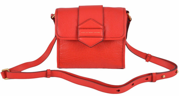 NEW Marc By Marc Jacobs M0004767 Flipping Out RED Leather Crossbody Purse Bag