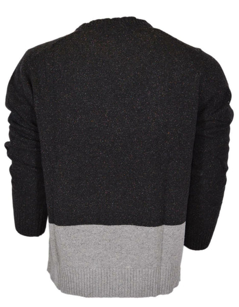 NEW Robert Graham $268 VOSTOK Wool Silk Colorblock Crew Neck Sweater Shirt L
