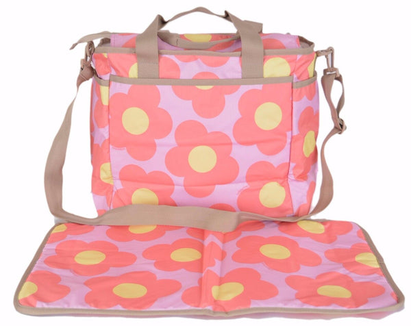 NEW LeSportsac Ryan LeFlower Baby Diaper Bag Purse with Changing Pad